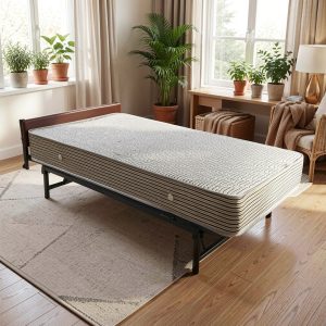 Standing bed with frame